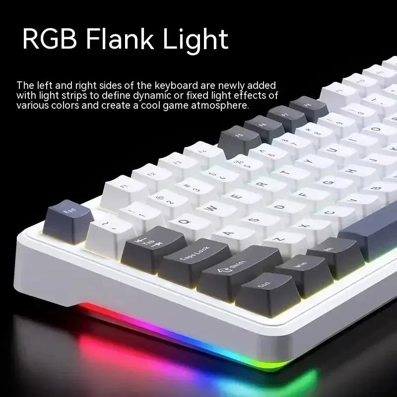 لوحة مفاتيح ميكانيكية Pro – 87 مفتاح، RGB